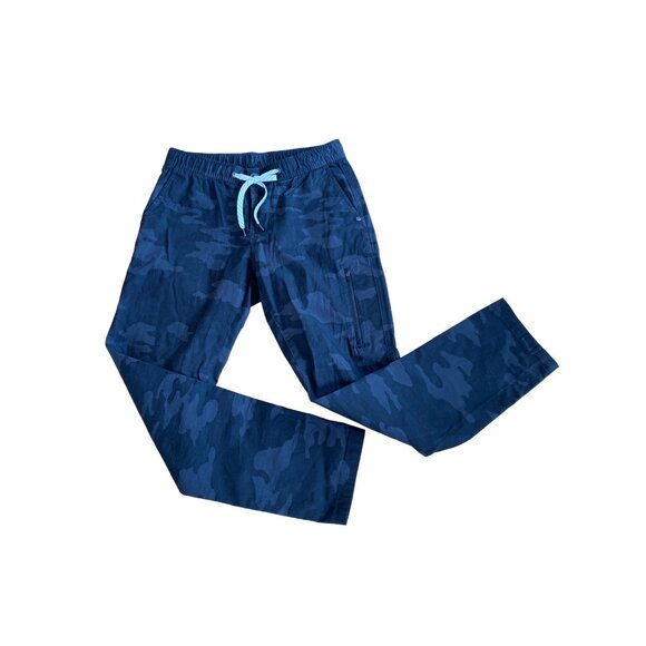 Vuori Pants Women S Ripstop Organic Cotton Stretch Pockets Gray Charcoal Camo H - Picture 6 of 9